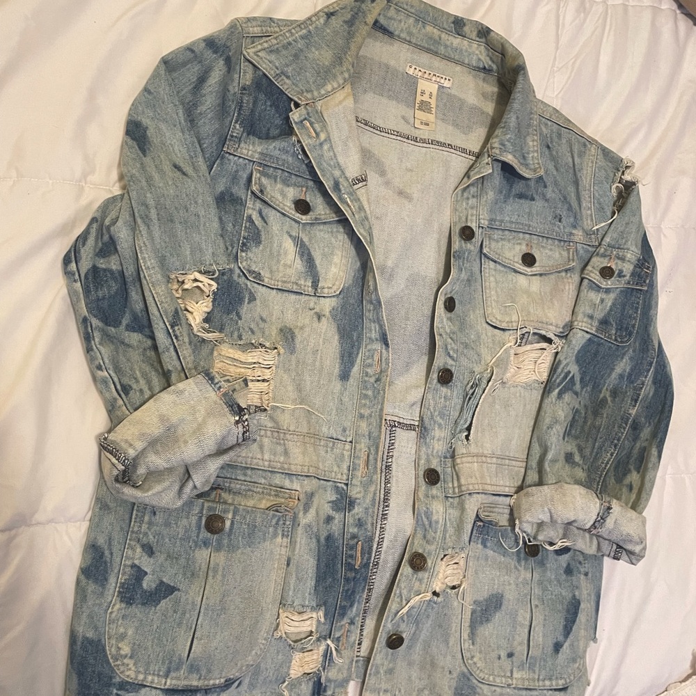 Acid Wash Jean Jacket